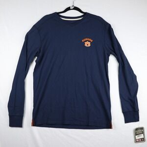 NWT Colosseum T-Shirt Mens Large Navy Supima Cotton Auburn Tigers Long Sleeve